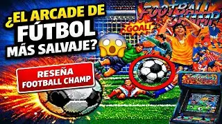 Football Champ (Arcade) | &iquest;Realmente fue un ARCADE SALVAJE? | Retro Rese&ntilde;a (1990)