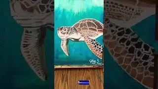 Painting Sea Turtle#Smart#ABM#GMBE#Art#BES