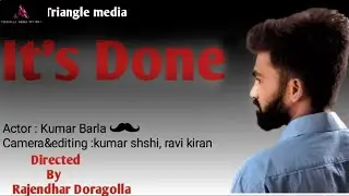 It's done with you || Full length Telugu short film ||Triangle media||suspense thriller
