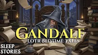 [NO ADS] Gandalf's Library in Minas Tirith: Ancient Scrolls & Prophecies | LOTR ASMR For Deep Sleep