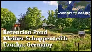Retention Pond Kleiner Schoppenteich Taucha, Germany