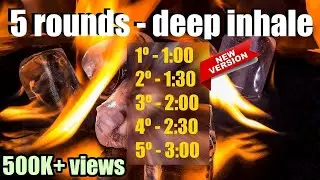 5 EASY Wim Hof rounds to achieve 3 minutes retention.