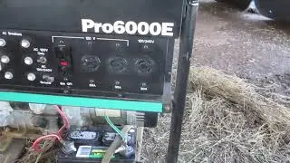 GZ6938 Onan Pro 6000E Generator