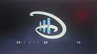 Disney digital 3d logo in slow motion 
