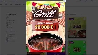JEU EN LIGNE GRATTAGE BARBECUE NOUVEAU FDJNOUVEAU ILLKO  LARG SITI   jeu de grattage
