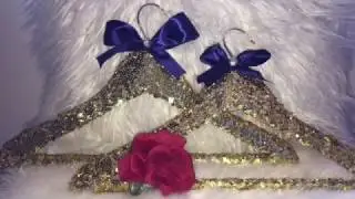 Bridesmaids Sequin Hangers: DIY Bride Series(part 3)