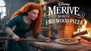 Brave Merida Makes Firewood Pizza | Disney Princess Merida Cartoon @TheStoryTale_tst