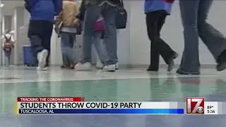 Students throw COVID-19 party in Alabama