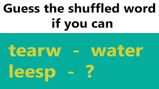 leesp - Guess the shuffled word