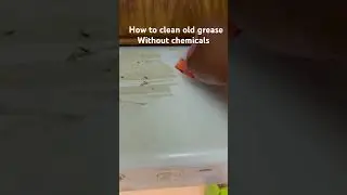 How to clean grease buildup of kitchen hood #cleaning