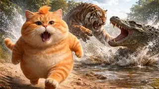 Orange cat always create Mess 
