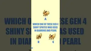 Which Shiny sprite is from which Generation? #shorts