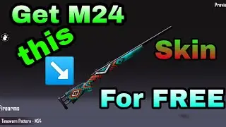 Free M24 Timeworn gun skin PUBG Mobile......how to get it......