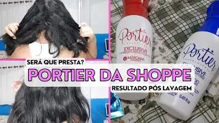 Progressiva Portier da shopee - É original? Vale a pena?  Resultado com cabelo lavado #progressiva