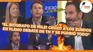 EL BI&Oacute;GRAFO DE MILEI CRUZ&Oacute; A LOS ZURDOS M&Aacute;S TERMOS Y FUE POSE&Iacute;DO POR LA PELUCA EN PLENO DEBATE DE TN