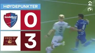 Sandefjord 0 - 3 Viking - Høydepunkter