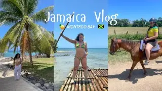JAMAICA VLOG 🌺 Riu Montego Bay Resort, Ziplining, Horseback Riding & Tropical Fun