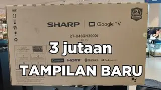 РАСПАКОВКА И ОБЗОР SHARP GOOGLE TV 43GH3000I ‼️ ВСЕГО 3 МИЛЛИОНА ГАРАНТИЯ 5 ЛЕТ ‼️