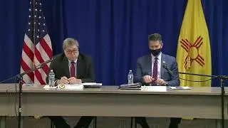 Attorney General William Barr delivers updates on Operation Legend at a law enforcement roundtable.