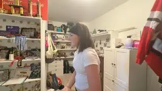 Ella Cleans her room