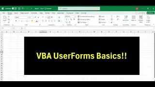 How to Create a UserForm with all Controls  #NaveenTamtaExcelVBA