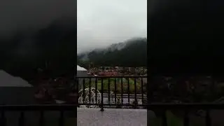 view of the Mount Lawu villa, Central Java Indonesia