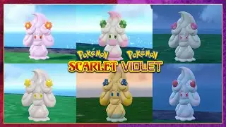 Pokemon Scarlet & Violet All Alcremie Forms & Flavors
