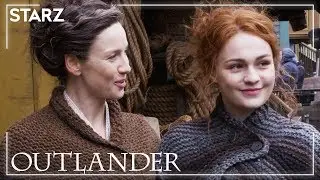 Outlander | Caitr&iacute;ona, Sam, & Sophie on the Big Fraser Reunion |  Season 4