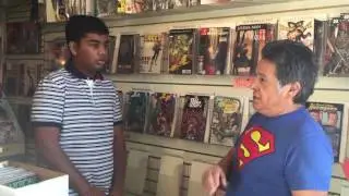 Funny Comic Book Shop Interview