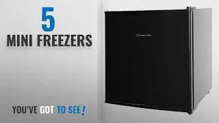 Top 10 Mini Freezers [2018]: Russell Hobbs RHTTFZ1B Black Table Top Freezer, 32 Litre