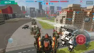 WAR ROBOT TEST NEW PROTOTYPE WEAPON