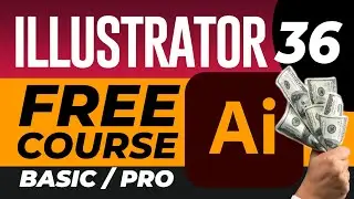 Adobe Illustrator Complete Course Urdu/Hindi Class 36 | Eyedropper Measure tool in Adobe Illustrator