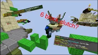 Bedwars block clutch montage │ Hypixel bedwars montage *INSANE*
