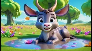 El ant&iacute;lope acu&aacute;tico se revuelca, se empa | Canci&oacute;n Infantil | Spanish Nursery Rhyme