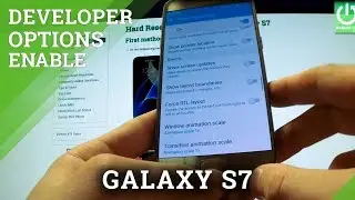 Developer Options SAMSUNG G930F Galaxy S7 - enable USB debugging
