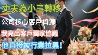 丈夫為小三轉移公司核心客戶資源，我亮出客戶獨家協議，他直接被行業拉黑！#小说推文 #婚姻 #故事頻道 #情感 #情感故事