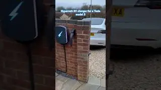 Hypervolt EV charger installed for our clients Tesla. #evcharger #hypervolt #electrician