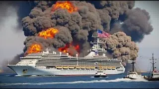 5 minutes ago! A US cruise ship carrying high-ranking officials was destroyed by a Russian Su-57