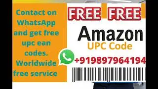 Upc codes for amazon listing free UPC CODES FOR BLINKIT EAN CODES FOR WALMART #ean #upc #upcbarcode