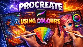 Colours on Procreate - how to use them ? 