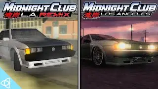 Midnight Club: L.A. Remix (PSP) vs. Midnight Club: Los Angeles (Xbox 360, PS3) | Side by Side