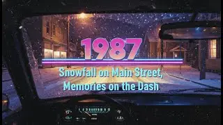 Назад в 1987-й — Снегопад на Мэйн-стрит, воспоминания на приборной панели | Retro Synth