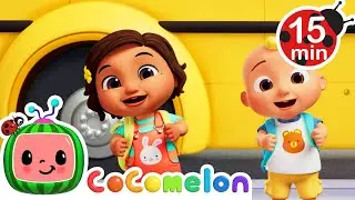 [15 MIN LOOP] The Wheels on the Bus | 15 MIN LOOP | Cocomelon | Nursery Rhymes