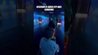 Queen city mall semarang naik kereta #playgame #queencitymall #semarang
