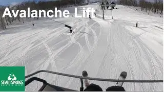 Avalanche Lift at Seven Springs (Jan 21st, 2026)