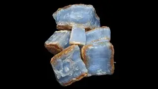 Gorgeous Rough Blue Chalcedony