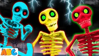 Skeletons Went Out On Halloween Night | Scary Skeletons Songs For Kids