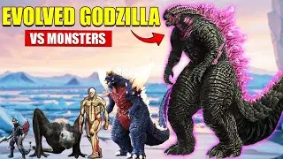Evolved Godzilla vs Giant Monsters | 3D Monster Size Comparison 2025