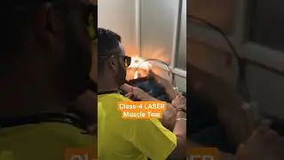CLASS 4 LASER TREATMENT FOR HAMSTRING TEAR. DR.RAJJAT PANDIT ||| +918284952333