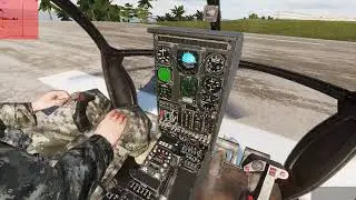 DCS AH-6J 武器測試 狂轟亂炸